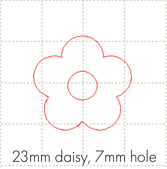 *SW*C* 23mm daisy, 7mm hole