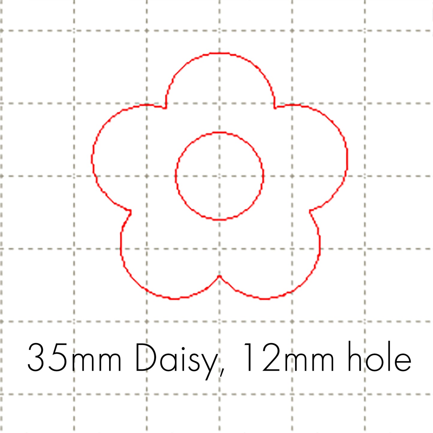 *SW*C* 35mm daisy, 12mm hole