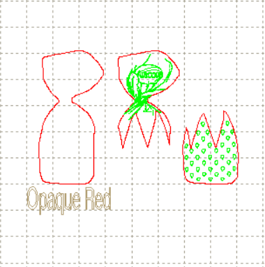 *SW*C* Strawberry BonBon double layer cabochon, 5cm