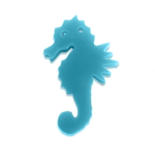 Seahorse laser cut charm