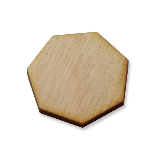 Septagon shape wood blank, in any size