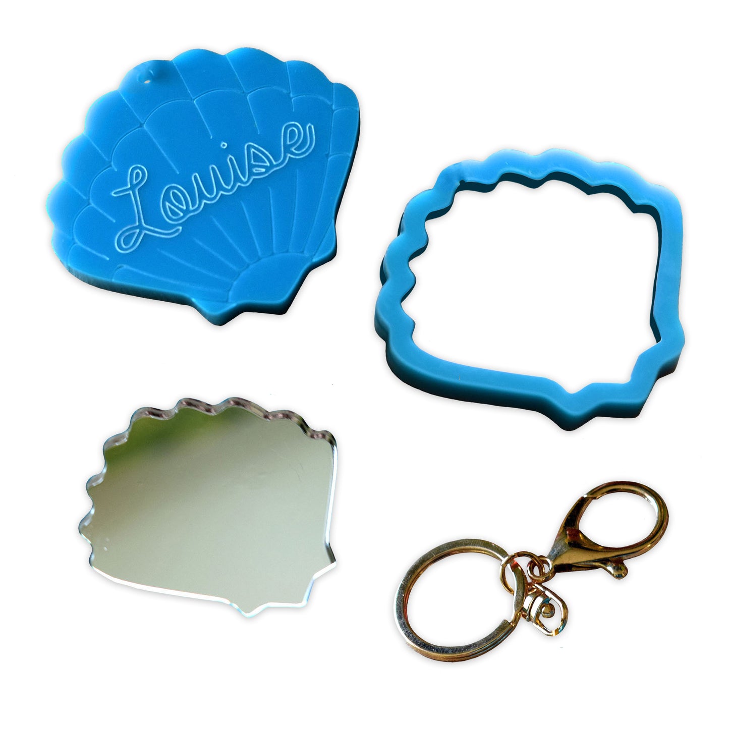 Custom wording 'Shell' mirror kit