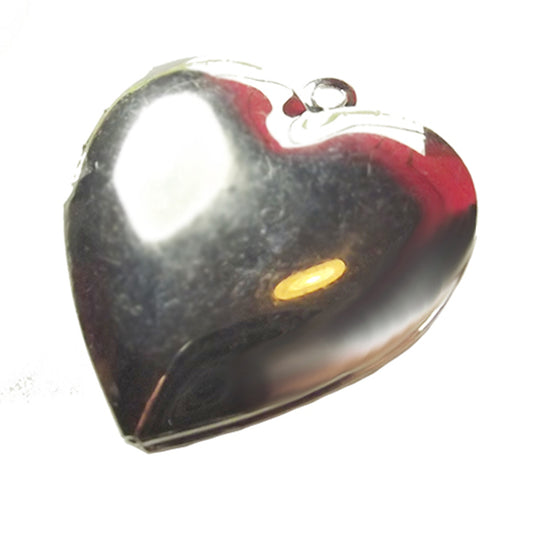 heart locket, silver colour