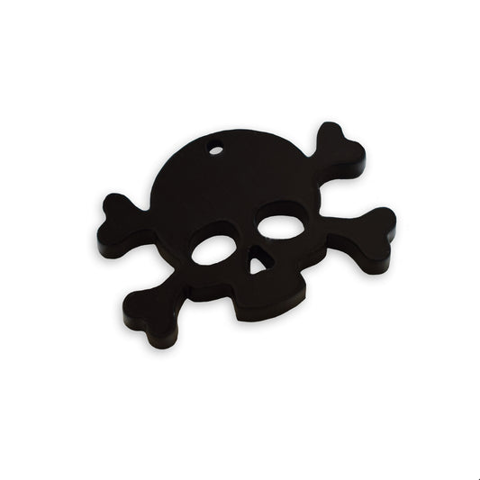 Skull & crossbone laser cut charm