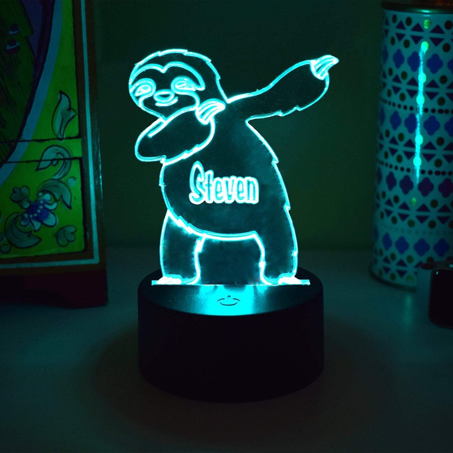 Sloth custom colour change lamp & remore control