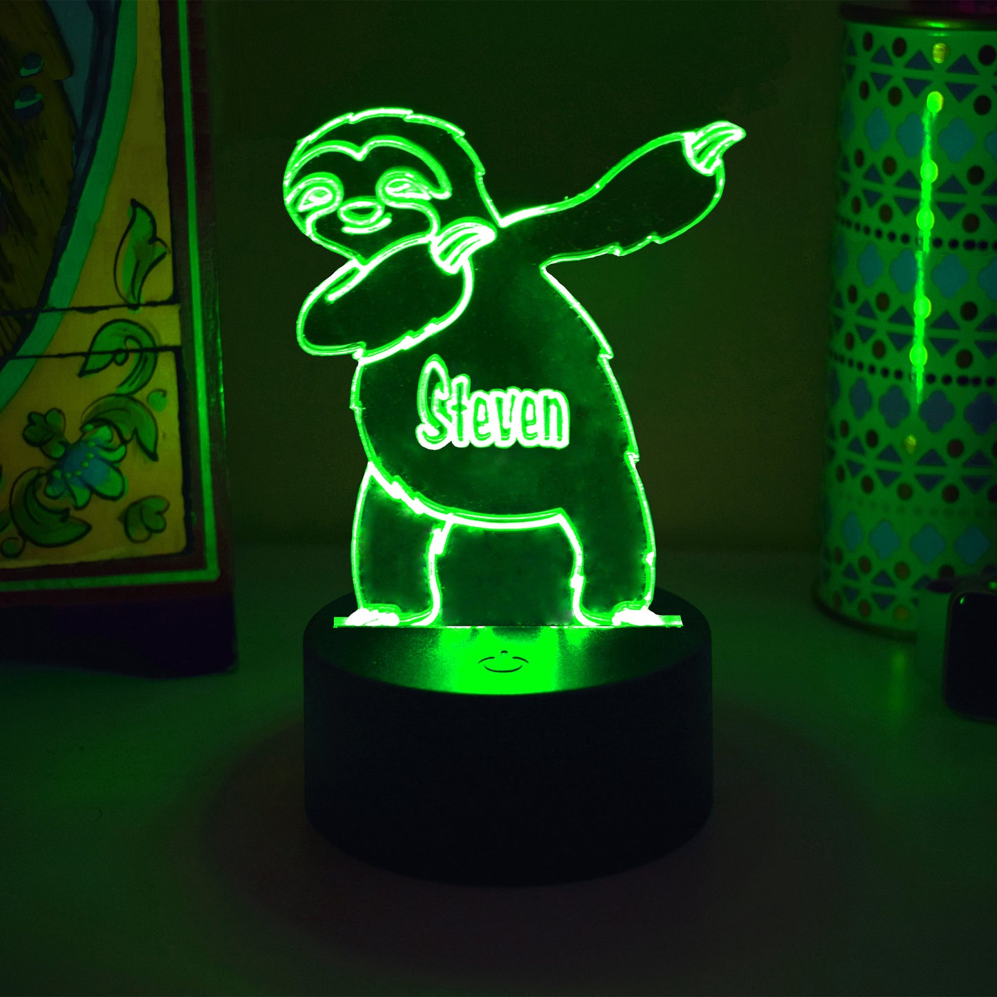 Sloth custom colour change lamp & remore control