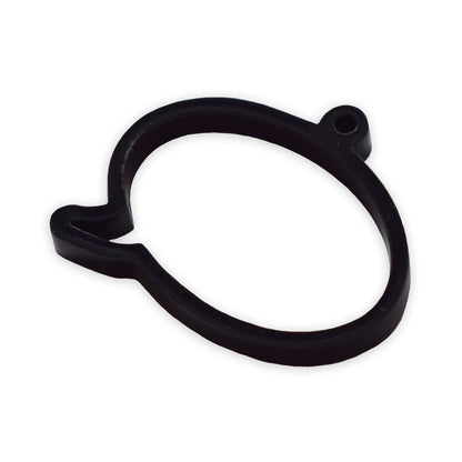 Speech bubble UV resin bezel charm