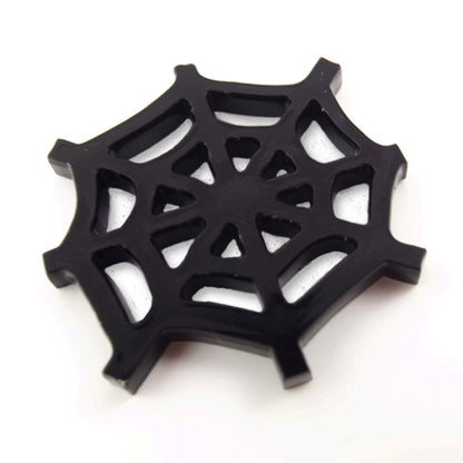 Spider web laser cut charm