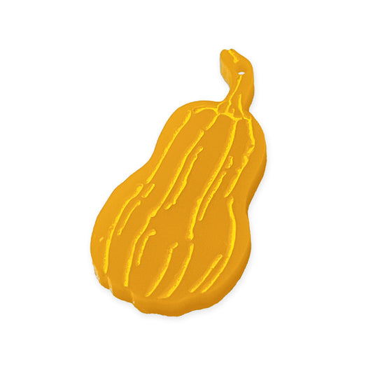Squash Gourd laser cut colour engraved charm