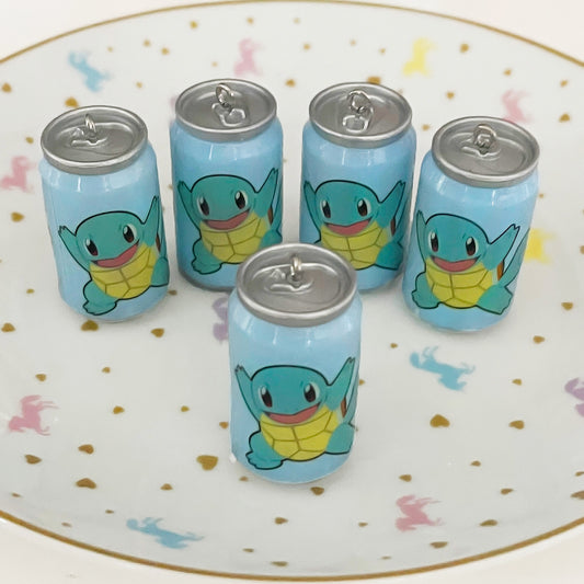 1 x Squirtle soda can charm