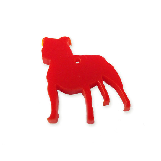 Staffie laser cut charm