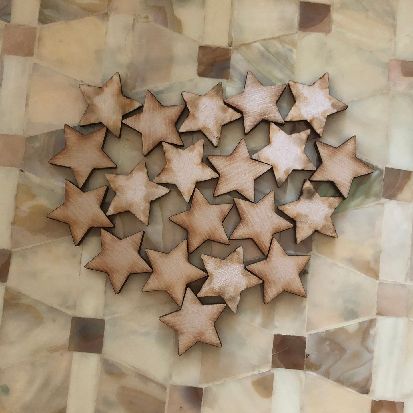 20 x 2cm star blanks in wood