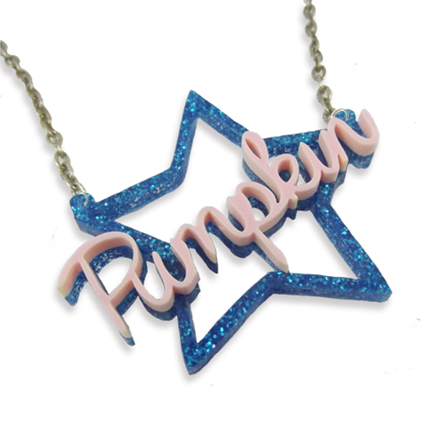 Star layers word necklace, kit or Assembled