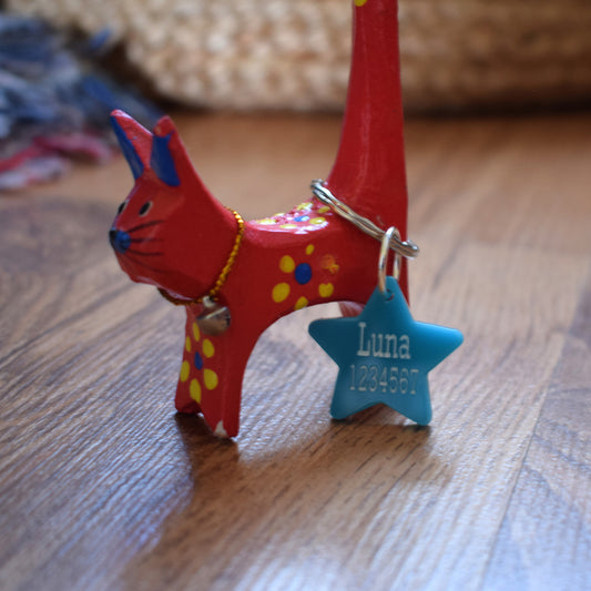 Star shape Custom pet tag