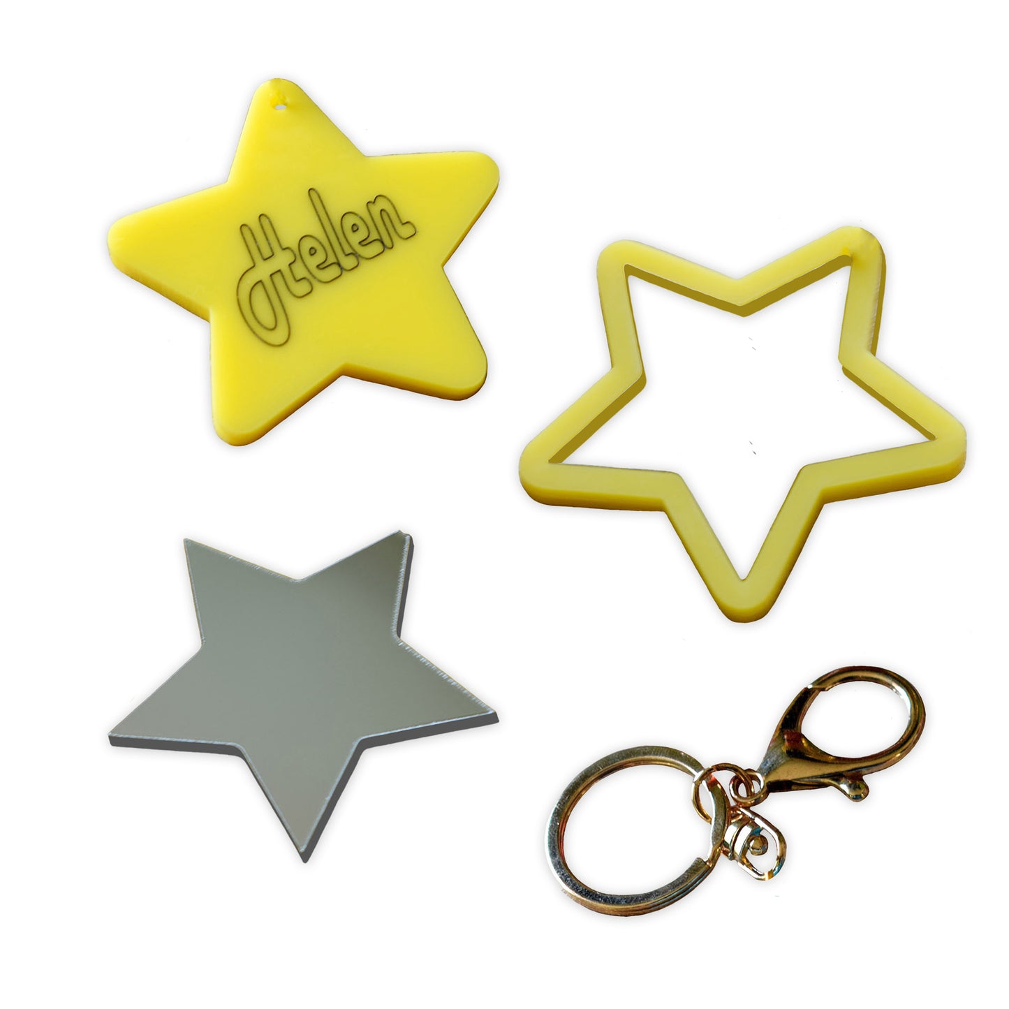 Custom wording 'Star' mirror kit