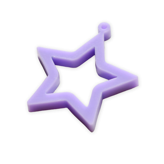 Star UV resin frame charm