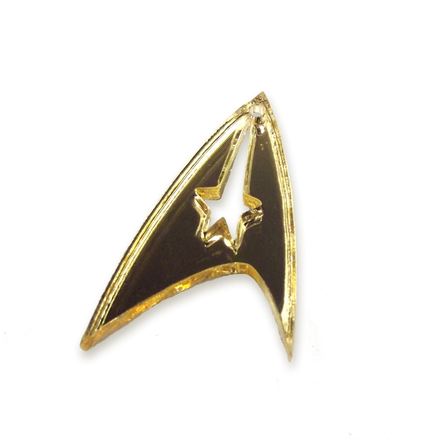 Star Trek logo laser cut charm