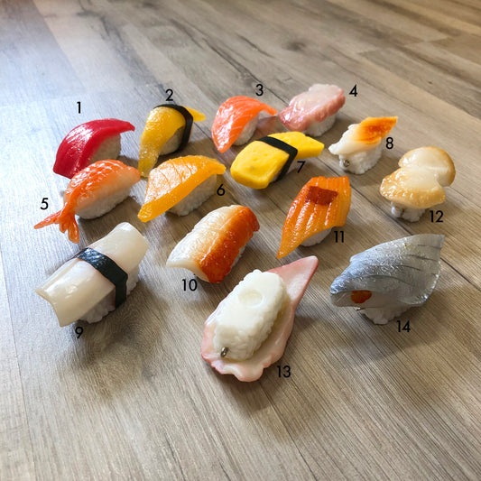 Sushi set 1, CHOOSE A CHARM!