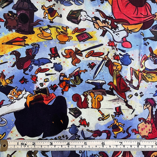 Sword in the stone 100% cotton fabric