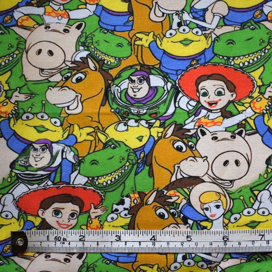 Large offcut Toy story fabric