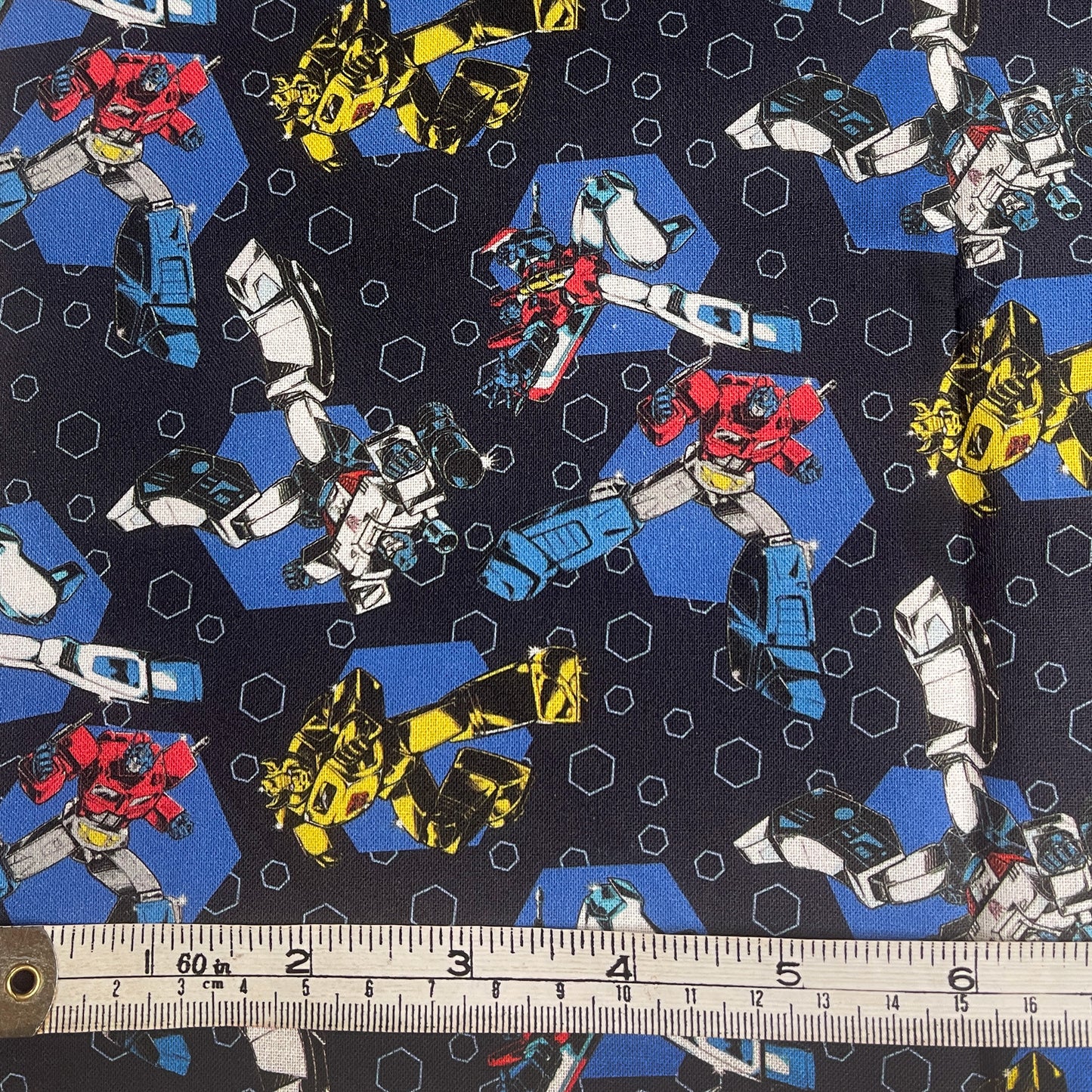 Transformers 100% cotton fabric