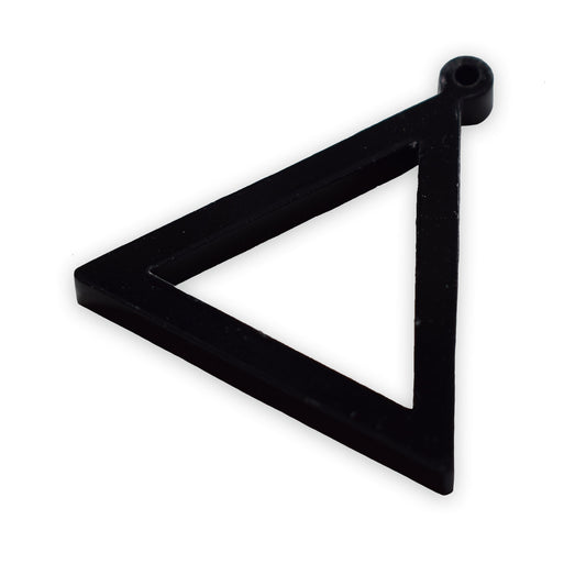 Triangle UV resin frame charm