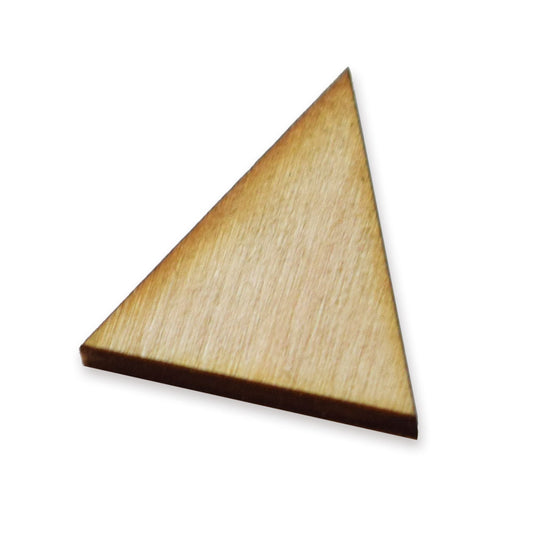 Triangle shape wood blank, in any size