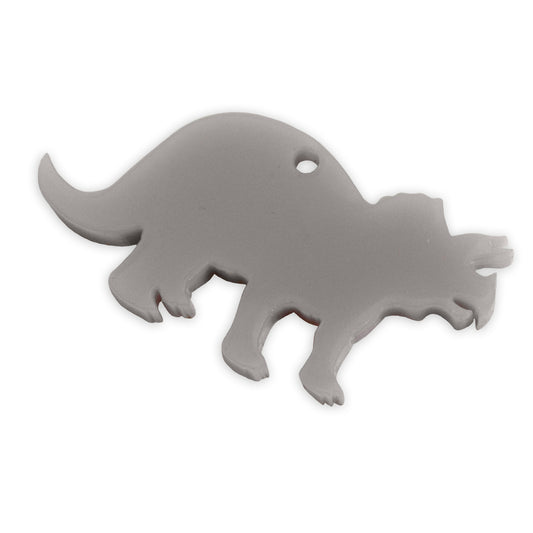 Triceratops Dinosaur laser cut charm