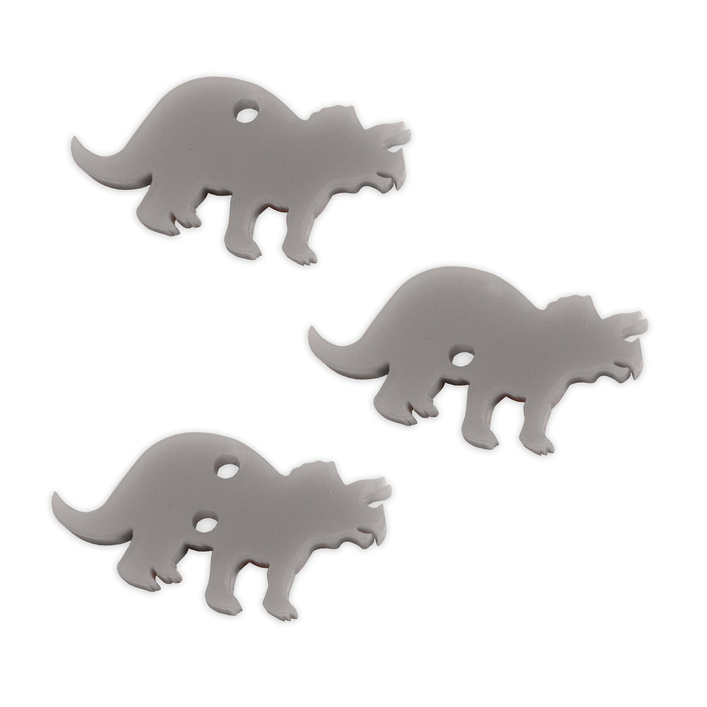 8 Triceratops link shapes, 2cm