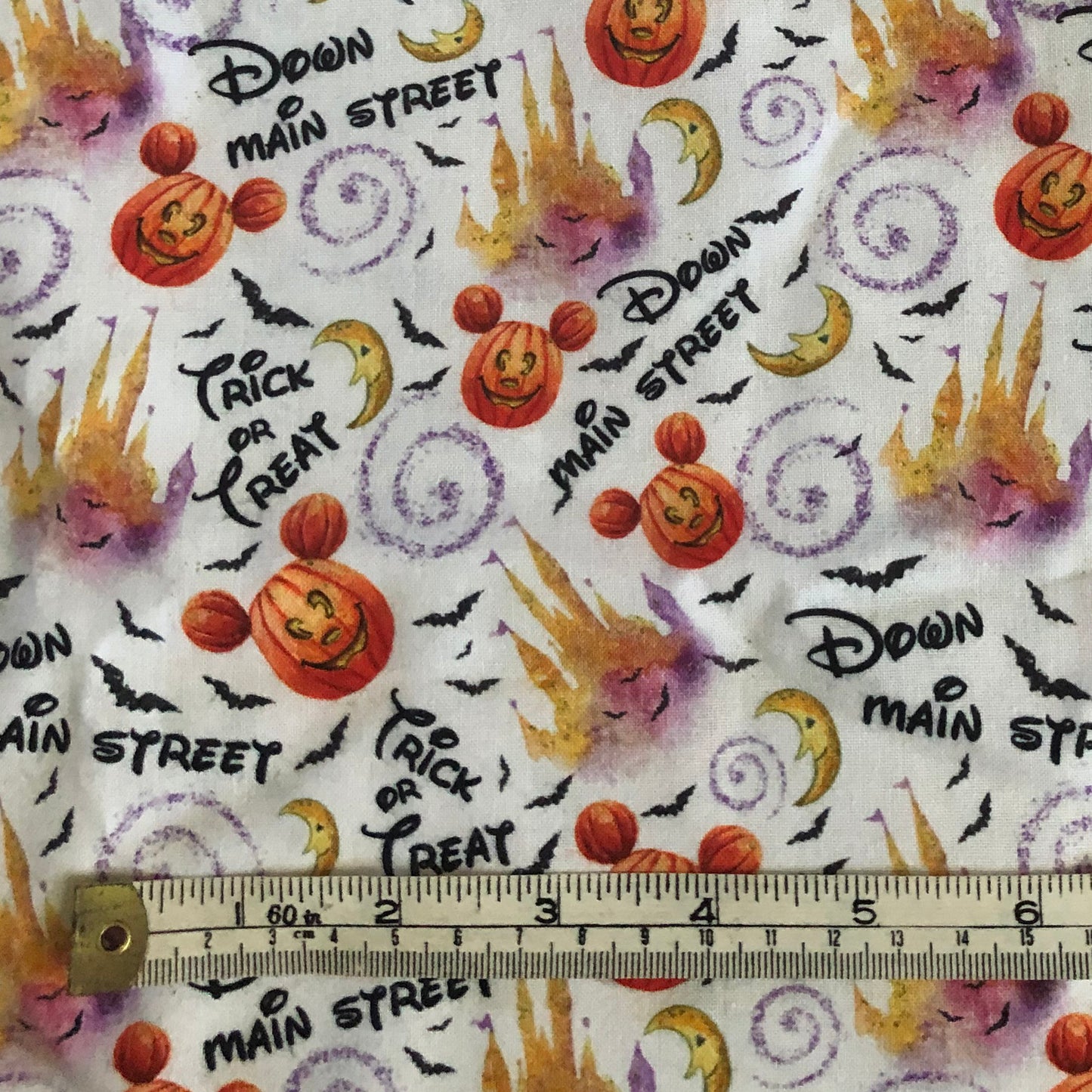 Disney trick or treat 100% cotton fabric