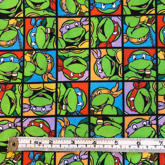 Teenage Mutant Ninja Turtles fabric offcut