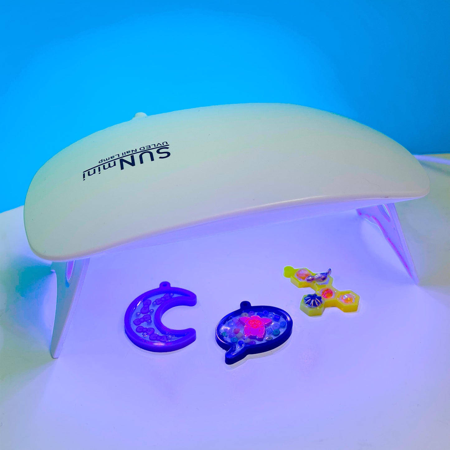 UV resin curing lamp (USB), White