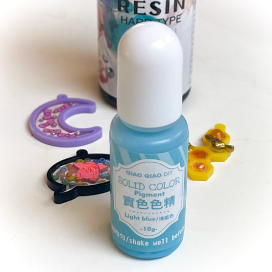 Light Blue UV resin pigment, 10ml bottle