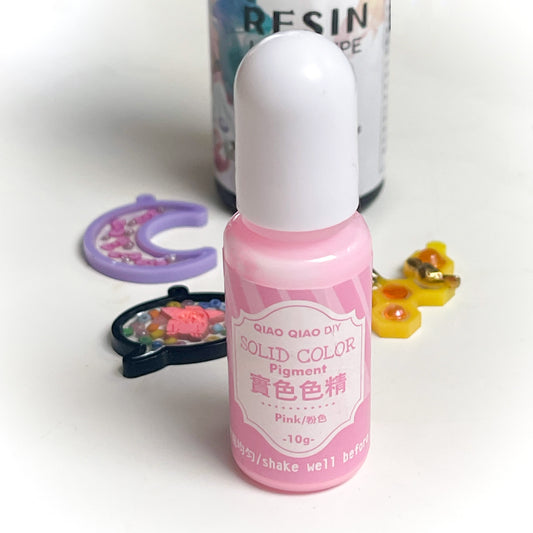 Pink UV resin pigment, 10ml bottle