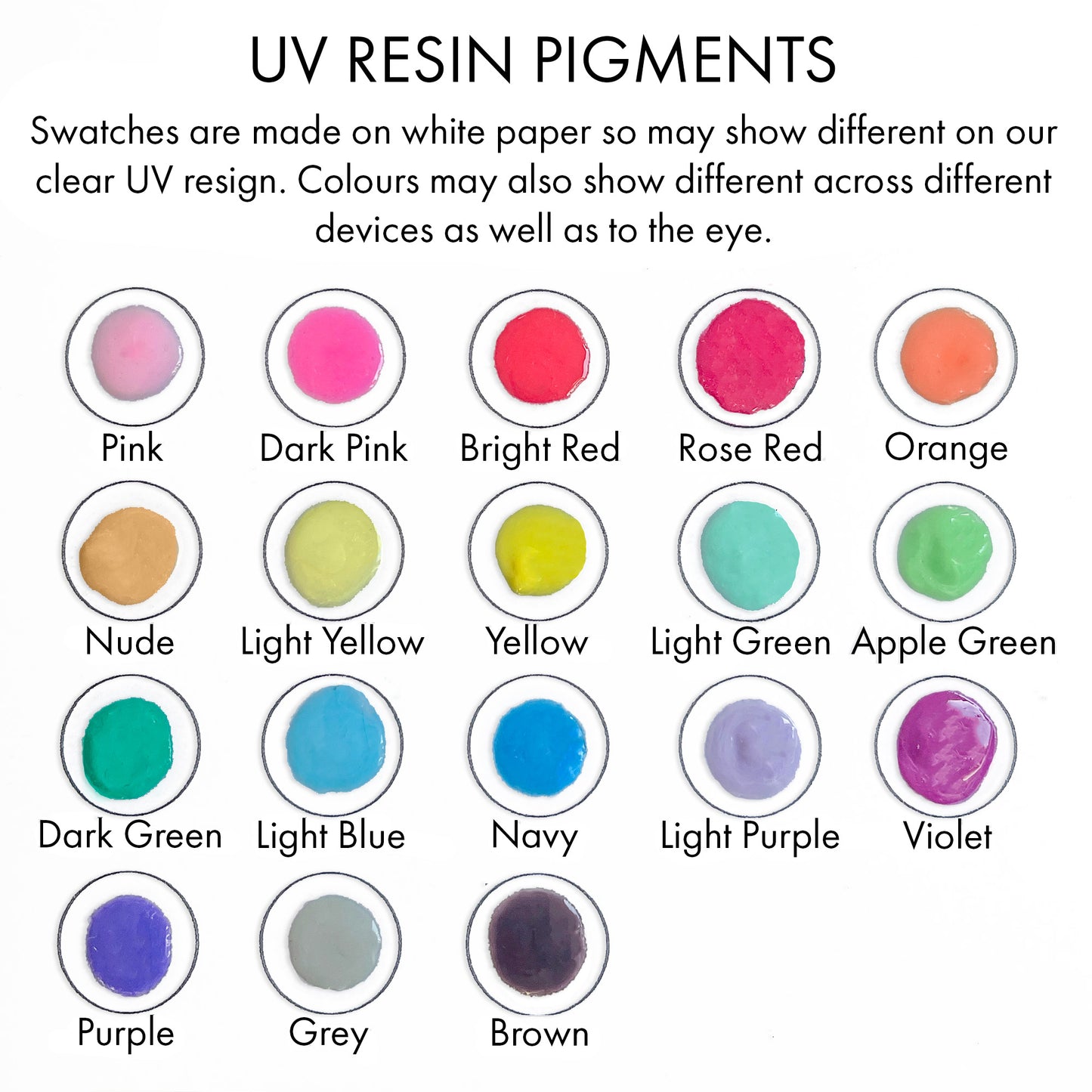 Light Purple UV resin pigment, 10ml bottle