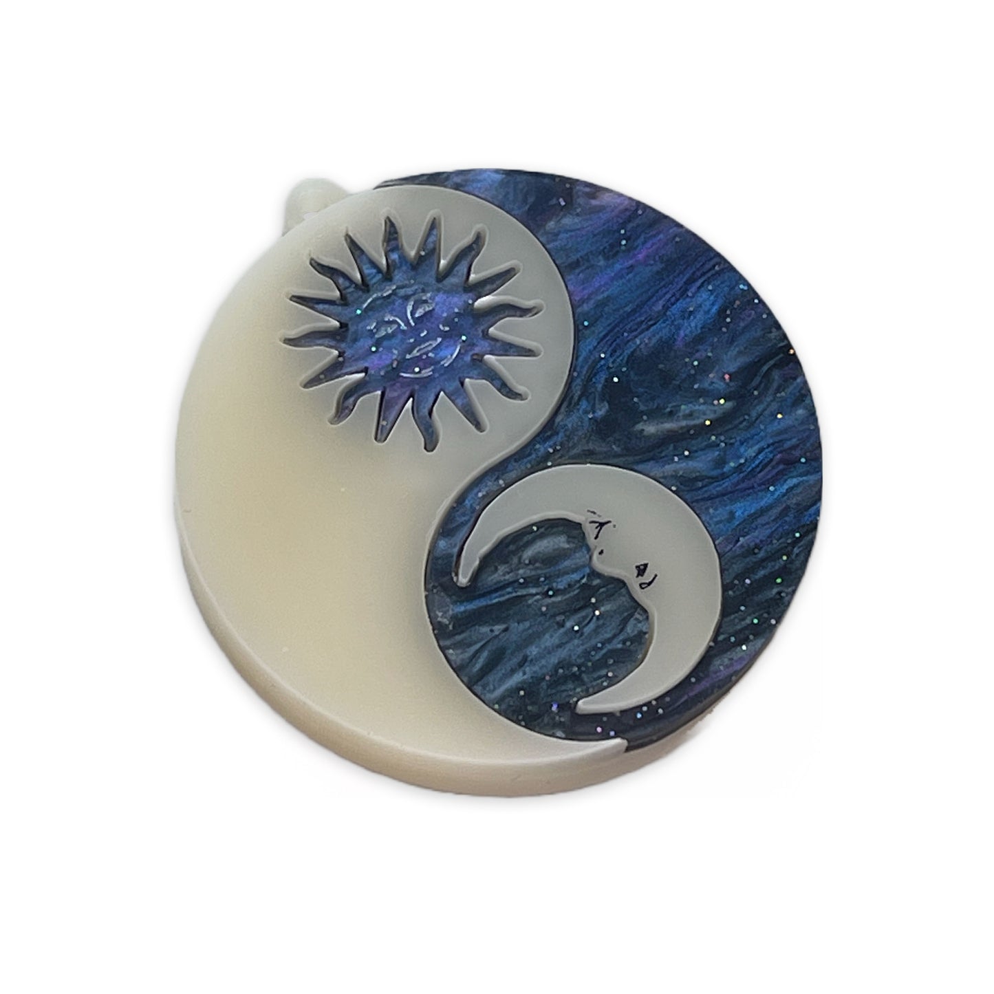 Sun & Moon Yin Yang deluxe laser cut charm