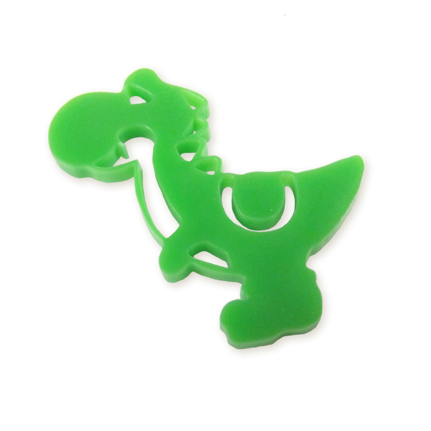 Yoshi laser cut charm