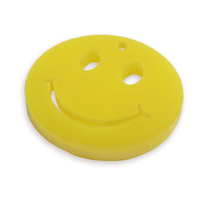 Acid smiley face laser cut charm