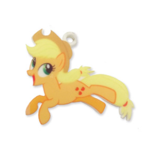 Pony Apple Jack printed charm, 4.5cm