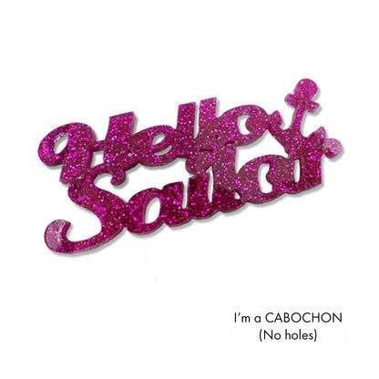 Cabochon Hello sailor laser cut word