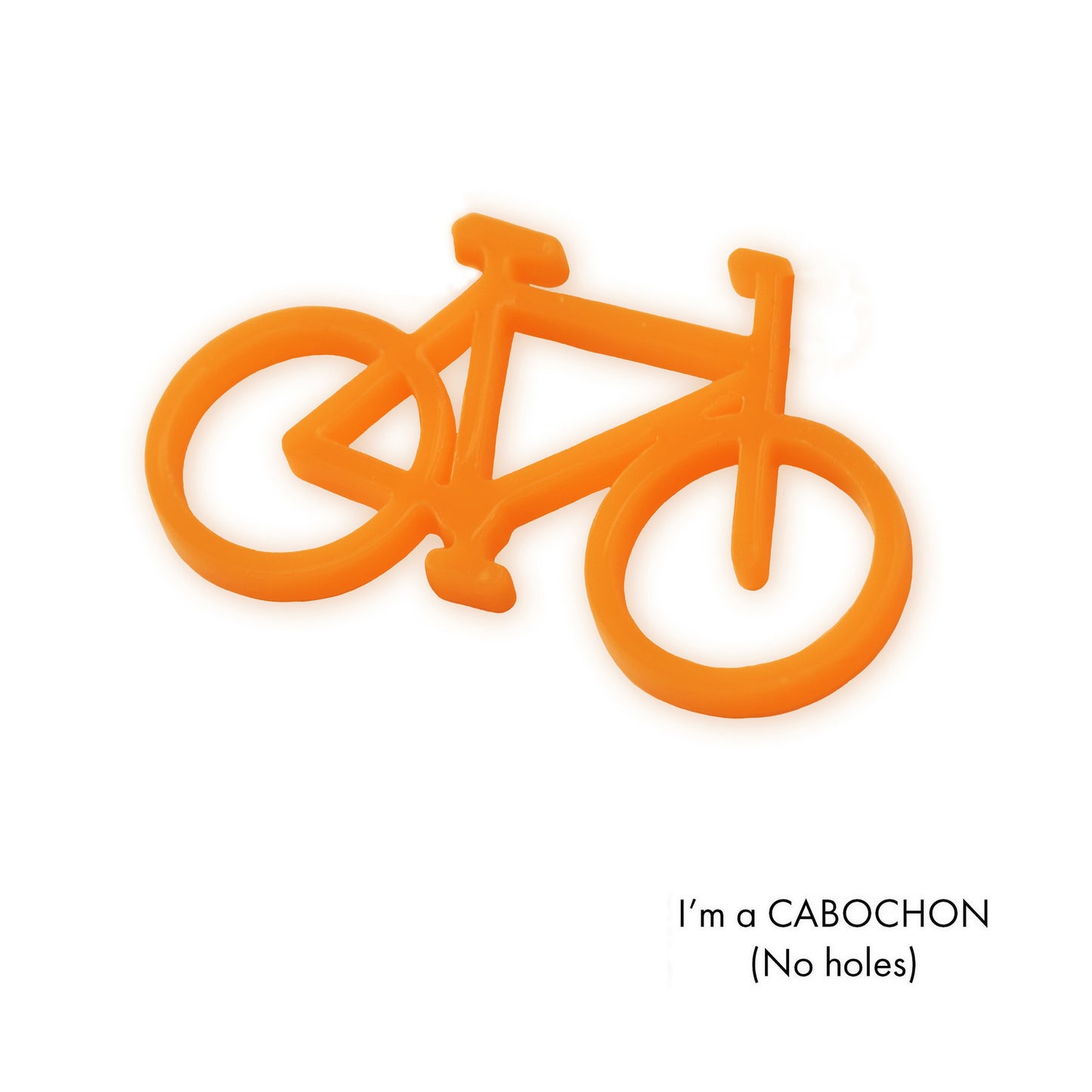 Cabochon Bike laser cut