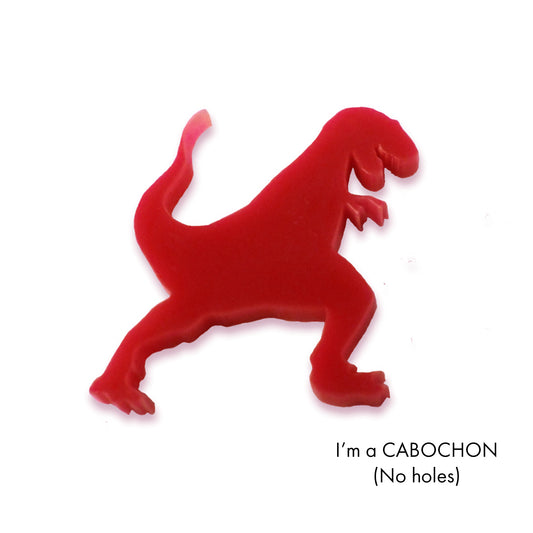 Cabochon T-Rex Dinosaur laser cut