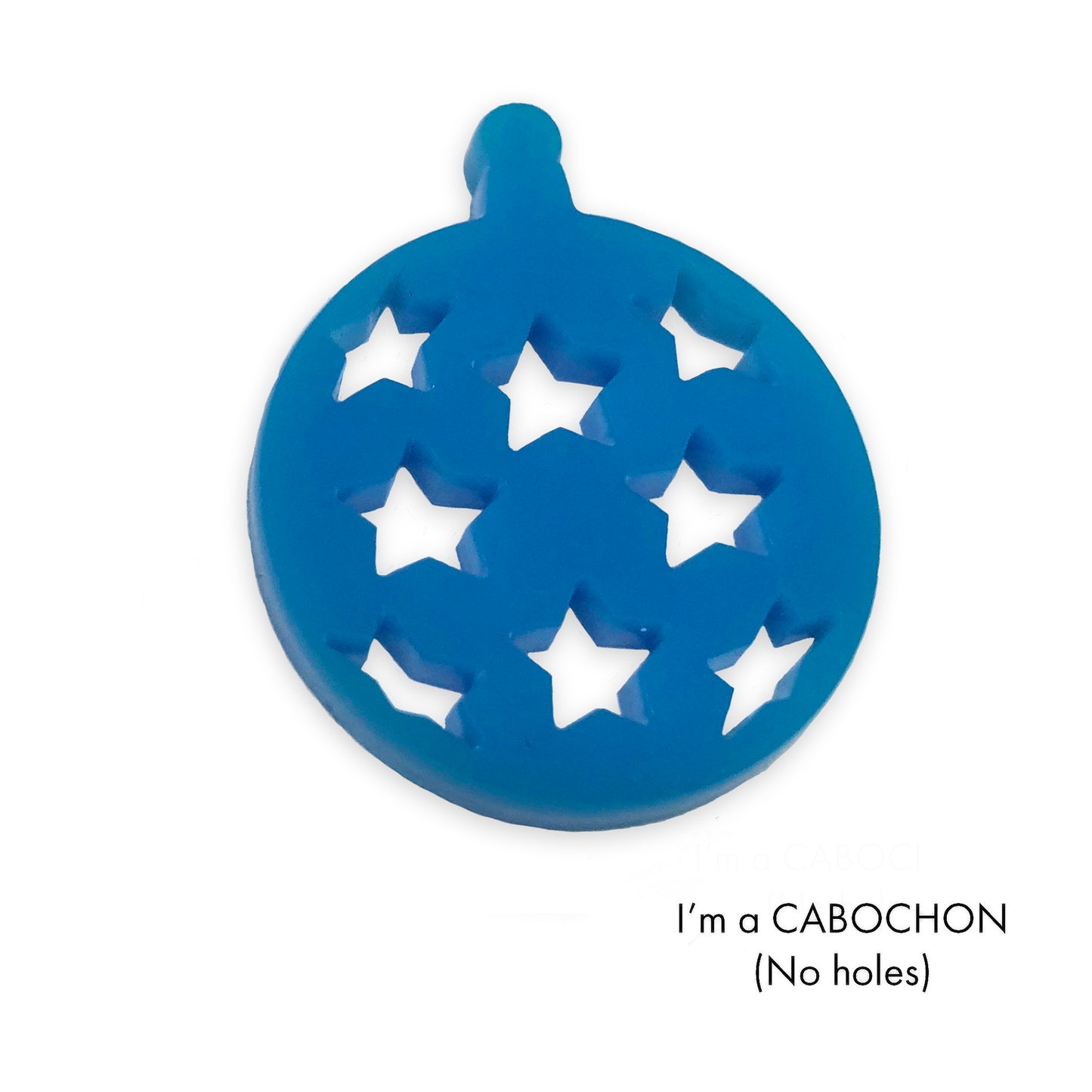 Cabochon Stars christmas bauble laser cut