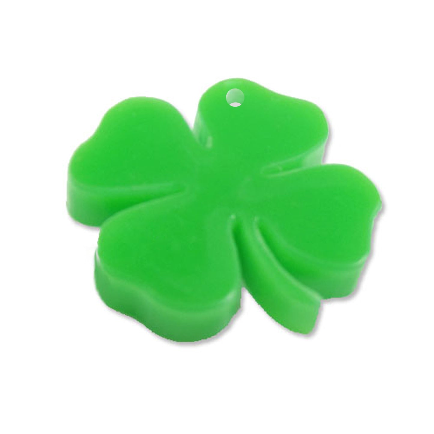 Four leaf clover laser cut charm