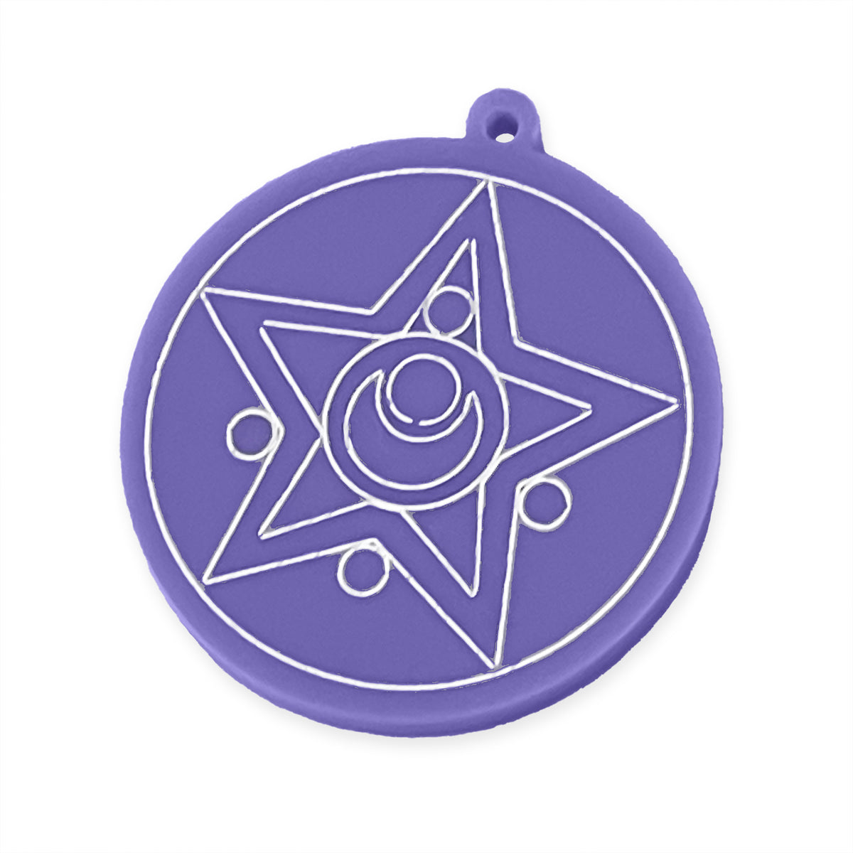 Crystal star Sailor moon laser cut colour engraved charm
