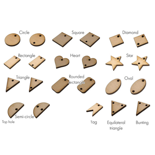 0.5 inch wood blanks