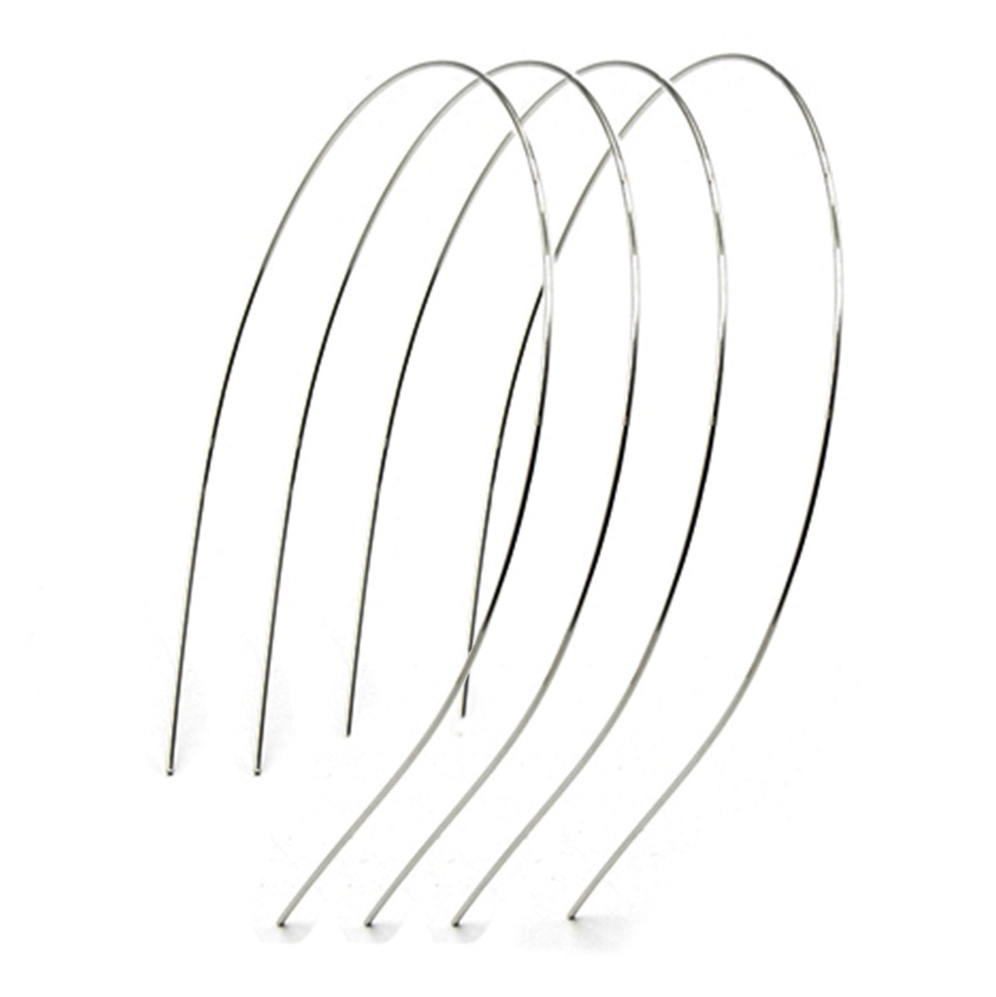 4 x round wire headband blanks