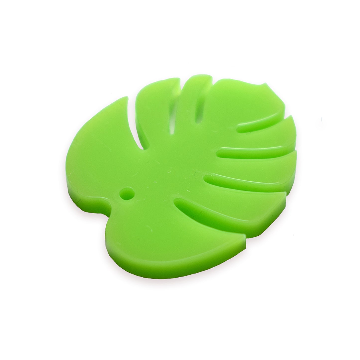 Monstera Swiss cheese laser cut charm